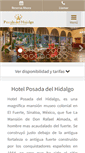 Mobile Screenshot of hotelposadadelhidalgo.com