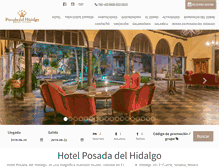 Tablet Screenshot of hotelposadadelhidalgo.com